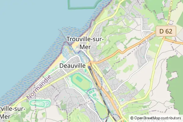 Mapa Trouville-sur-Mer