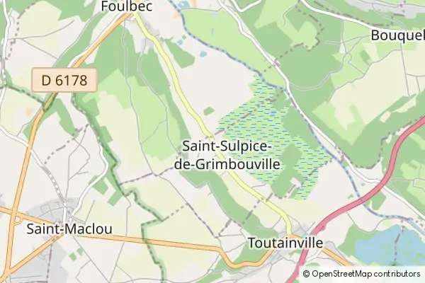 Mapa Saint-Sulpice-de-Grimbouville