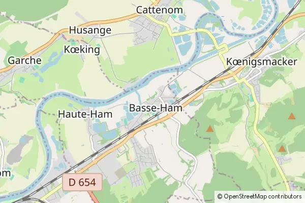 Mapa Basse-Ham