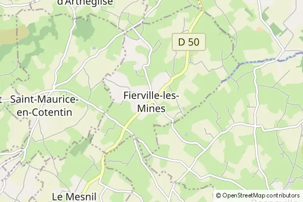 Mapa Fierville-les-Mines