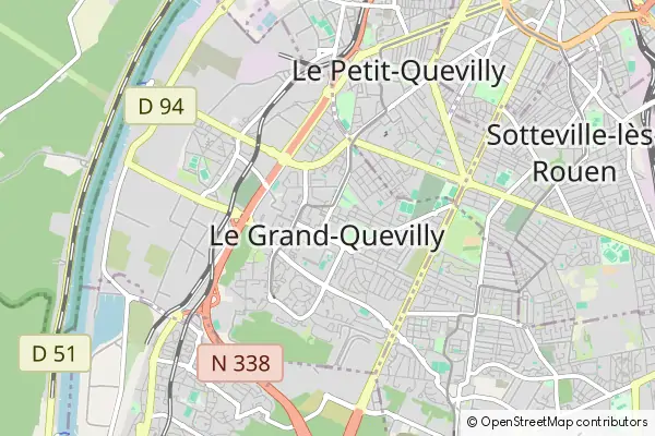 Mapa Le Grand-Quevilly