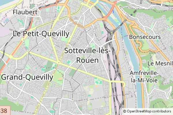 Mapa Sotteville-lès-Rouen