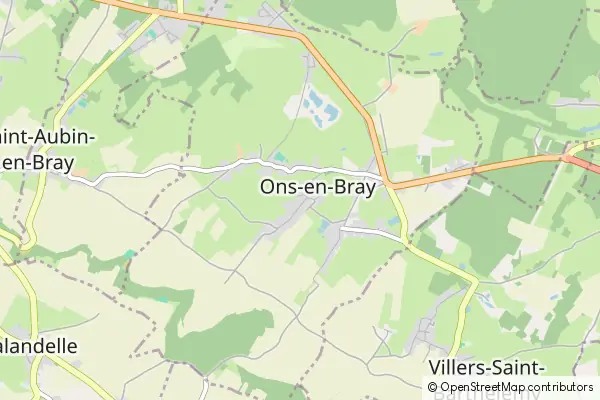 Mapa Ons-en-Bray