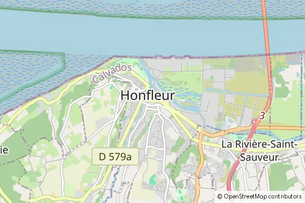 Mapa Honfleur