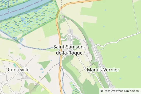 Mapa Saint-Samson-de-la-Roque