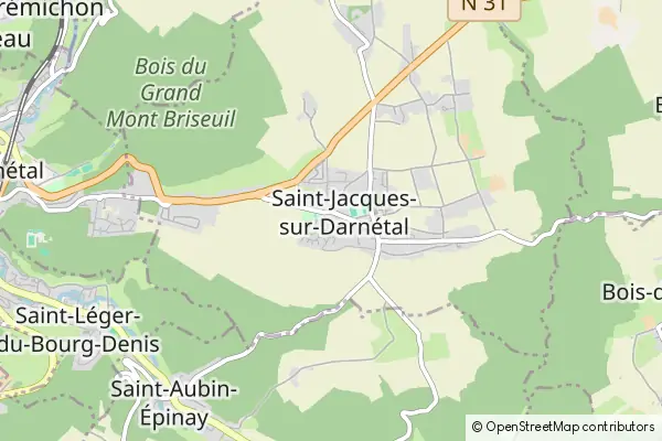 Mapa Saint-Jacques-sur-Darnétal