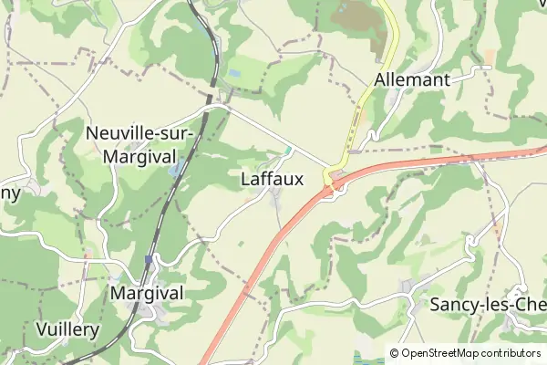 Mapa Laffaux