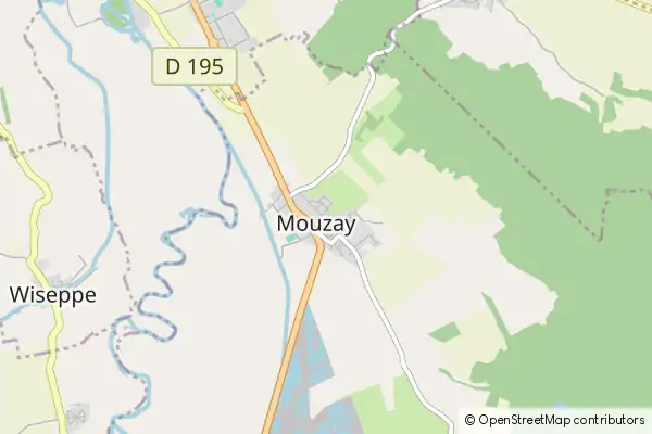 Mapa Mouzay