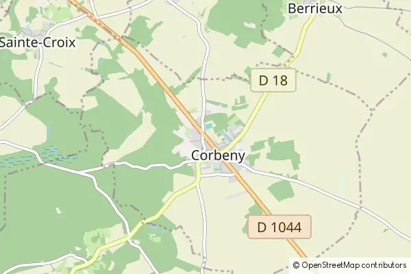 Mapa Corbeny