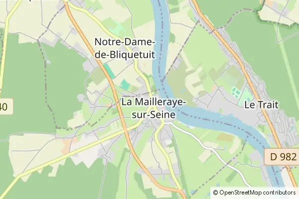 Mapa La Mailleraye-sur-Seine