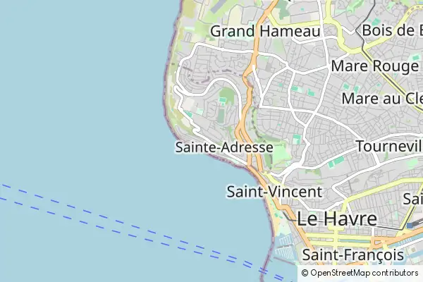 Mapa Sainte-Adresse