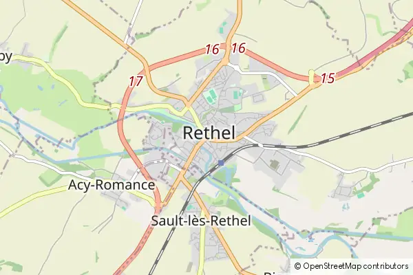 Mapa Rethel