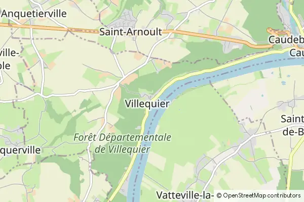 Mapa Villequier