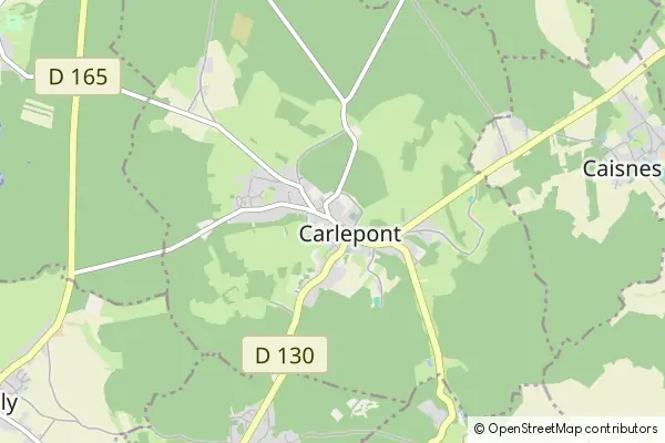 Mapa Carlepont