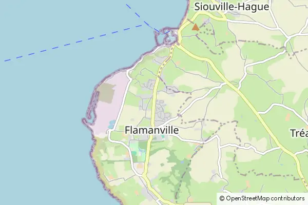 Mapa Flamanville