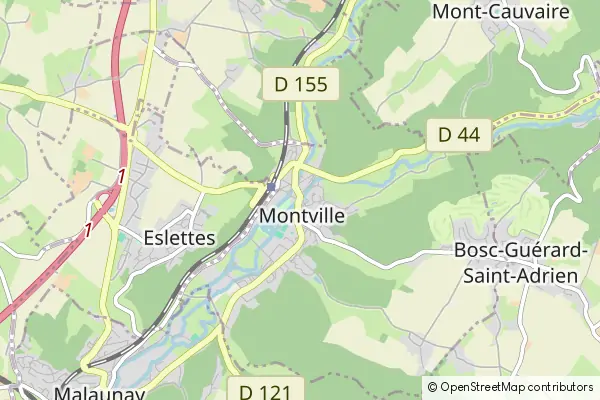 Mapa Montville