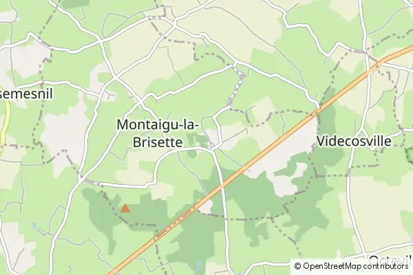 Mapa Montaigu-la-Brisette