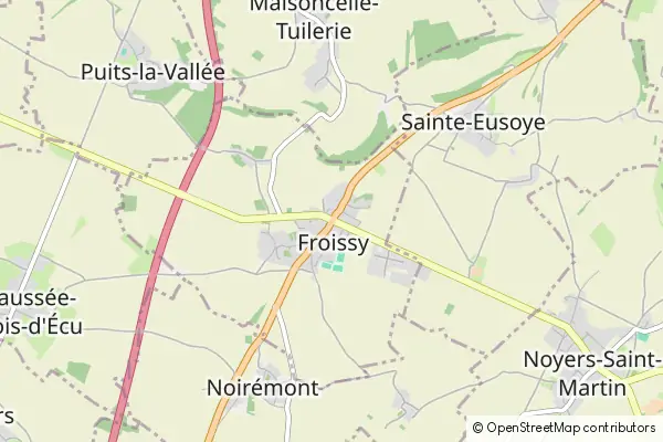 Mapa Froissy