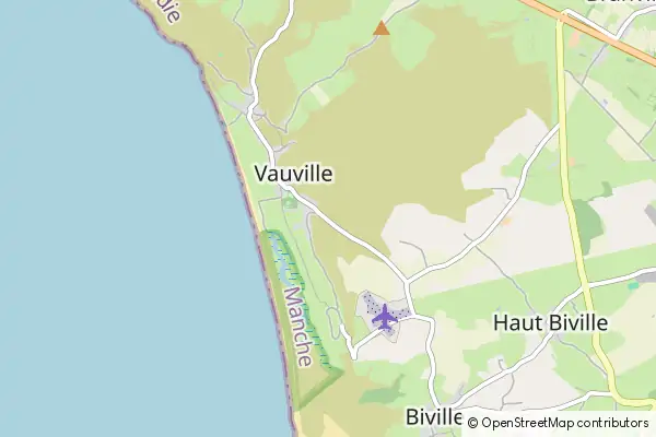 Mapa Vauville