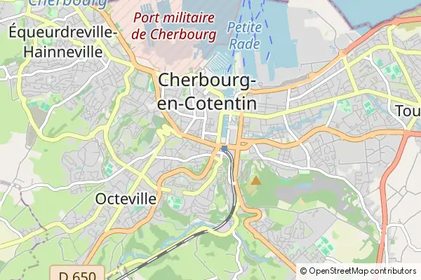 Mapa Cherbourg-en-Cotentin