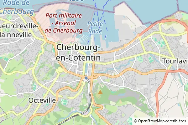 Mapa Cherbourg