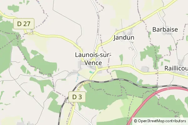 Mapa Launois-sur-Vence