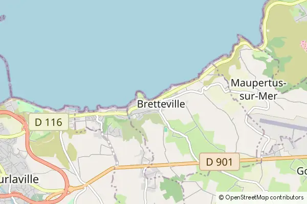 Mapa Bretteville