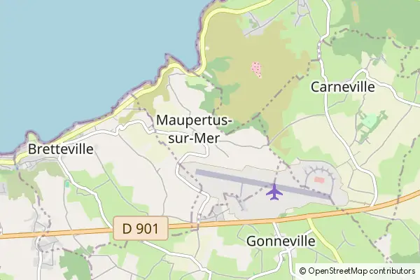 Mapa Maupertus-sur-Mer