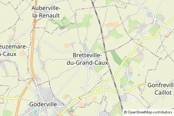 Mapa Bretteville-du-Grand-Caux