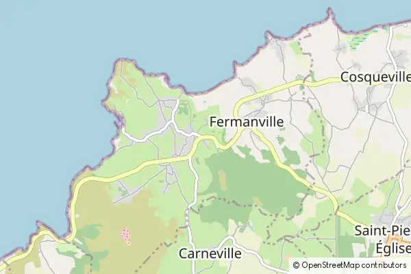 Mapa Fermanville