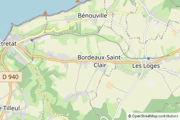 Mapa Bordeaux Saint Clair