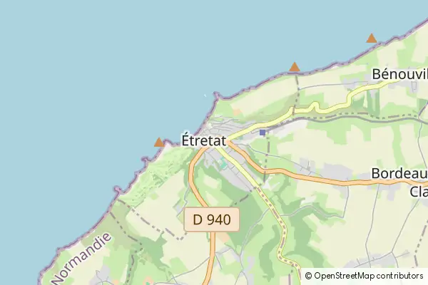 Mapa Etretat