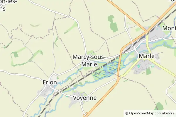 Mapa Marcy-sous-Marle