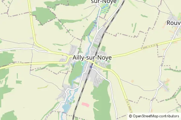 Mapa Ailly-sur-Noye