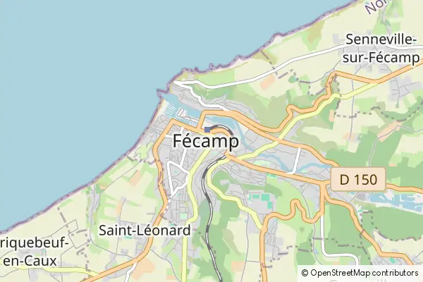 Mapa Fécamp