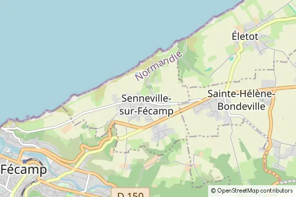 Mapa Senneville-sur-Fécamp