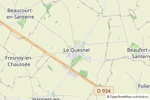 Mapa Le Quesnel