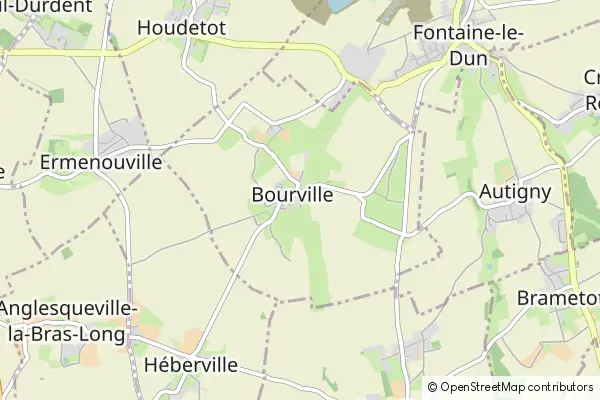 Mapa Bourville