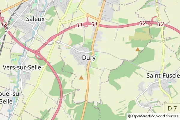 Mapa Dury