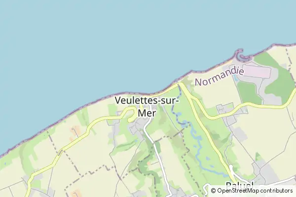 Mapa Veulettes-sur-Mer