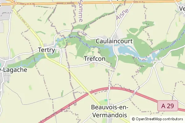 Mapa Trefcon