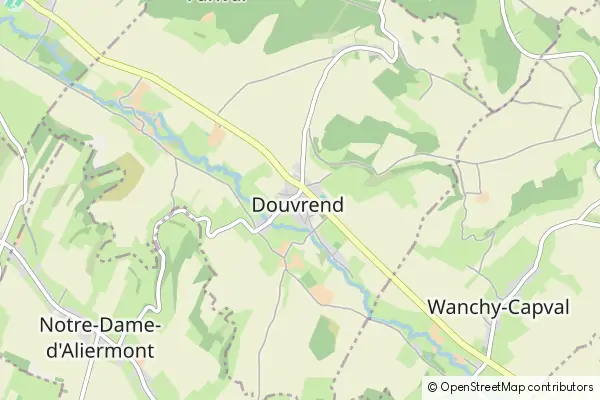 Mapa Douvrend