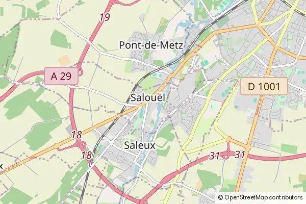 Mapa Salouël