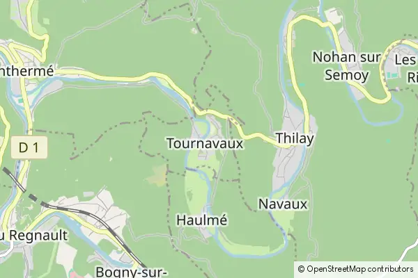 Mapa Tournavaux