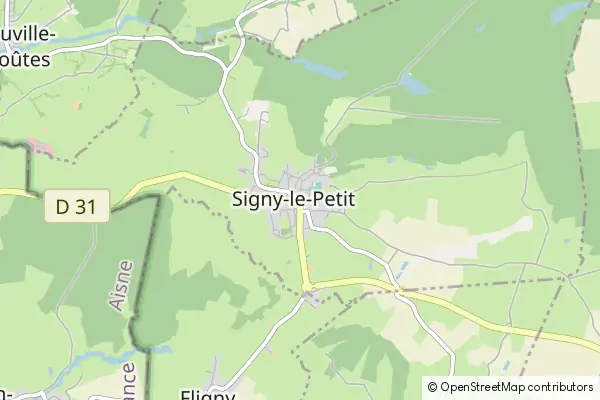 Mapa Signy-le-Petit