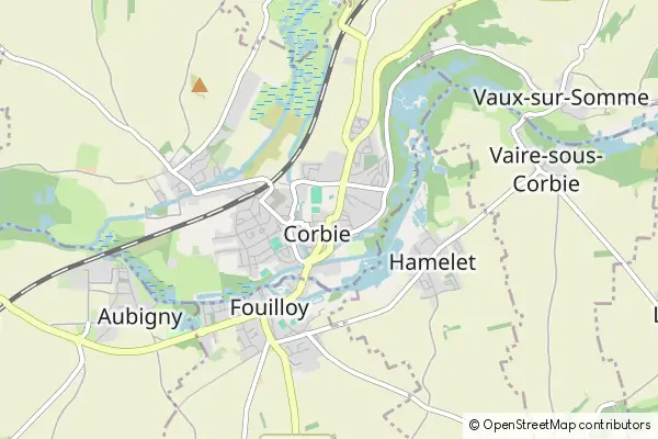 Mapa Corbie