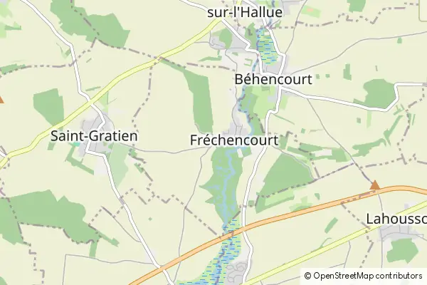 Mapa Fréchencourt