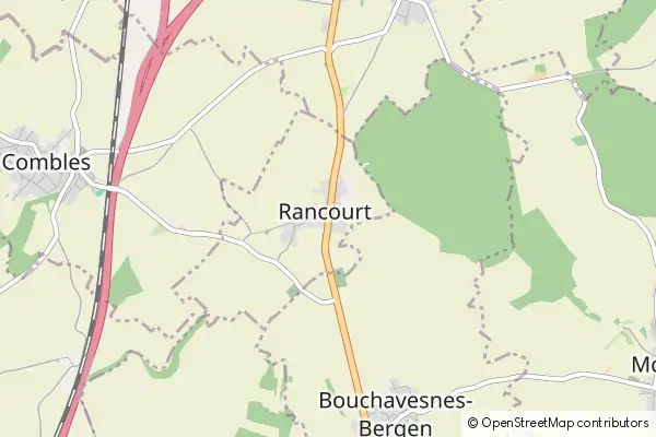 Mapa Rancourt