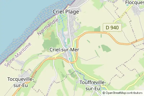 Mapa Criel-sur-Mer