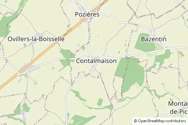 Mapa Contalmaison